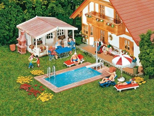 faller-swimming-pool-und-gartenhaus-h0-modellbausatz-57-teile image 8