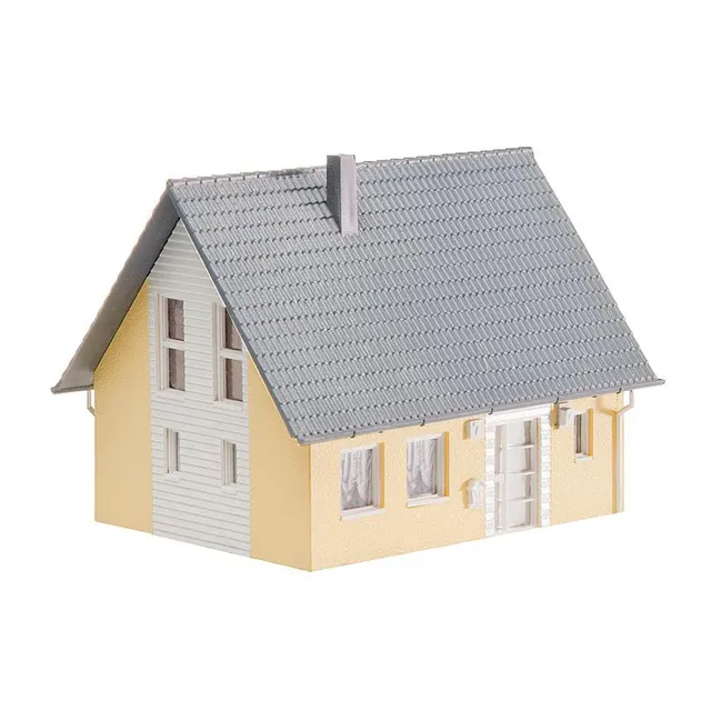 faller-130317-einfamilienhaus-gelb-bausatz-spur-h0 image 1