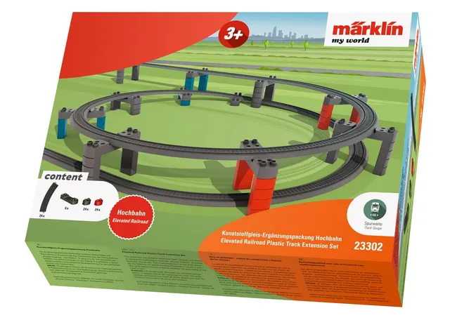 m-rklin-my-world-23302-kunststoffgleis-erg-nzungspackung-gleiswendel-spur-h0 image 1