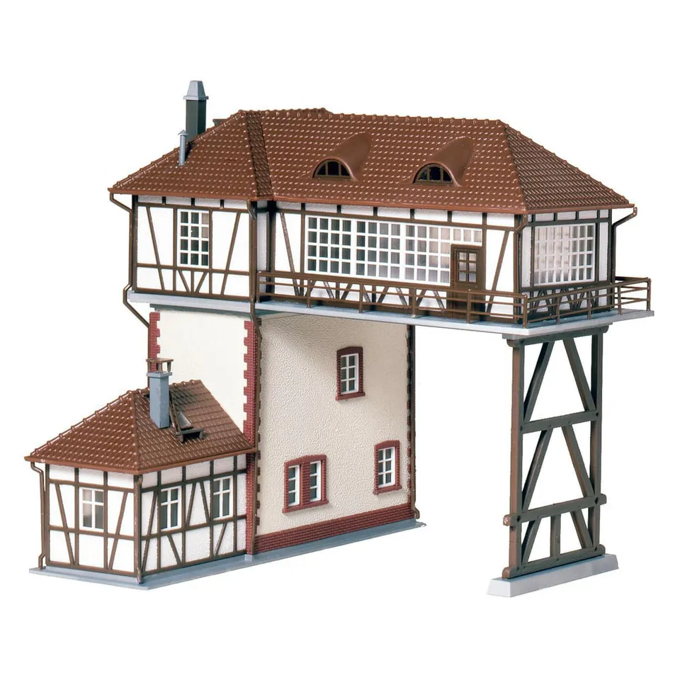 faller-reiterstellwerk-h0-bausatz-133-teile-179-x-168-x-160-mm image 1
