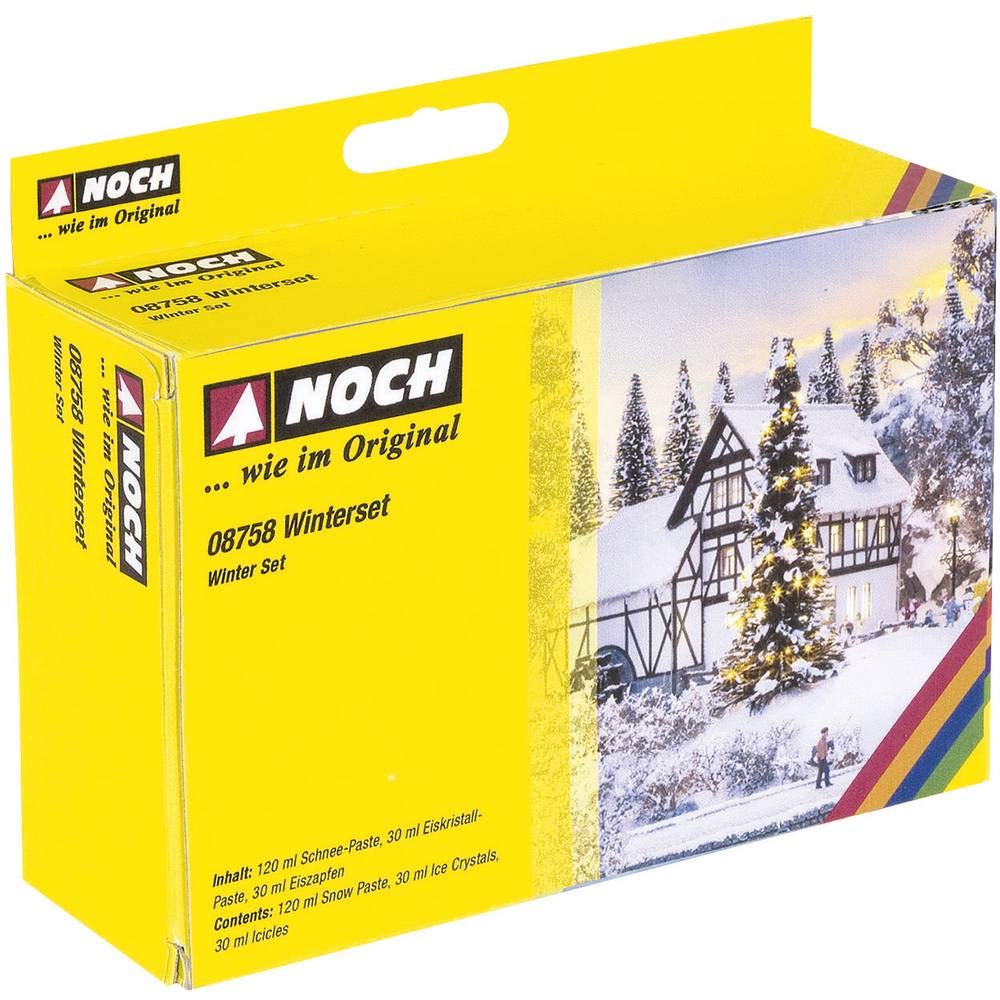 noch-08758-winter-set-h0-tt-n-z-schnee-paste-eiskristall-eiszapfen image 1