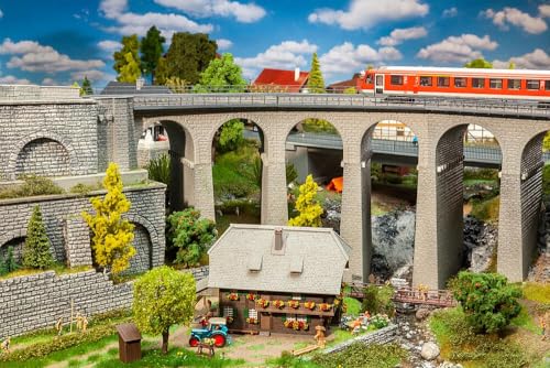 faller-viadukt-set-2-gleisig-gebogen-h0-568-x-230-x-262-mm image 3