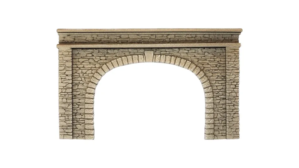 noch-58062-tunnel-portal-2-gleisig-h0-22x13-cm image 1