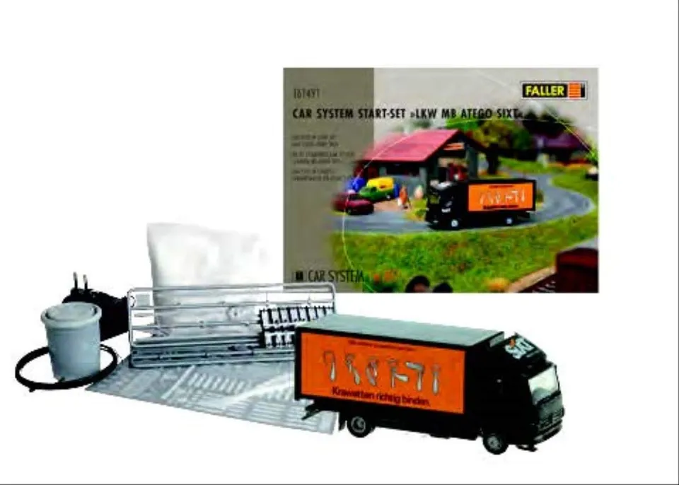 faller-car-system-start-set-lkw-mb-atego-sixt-spur-h0 image 1