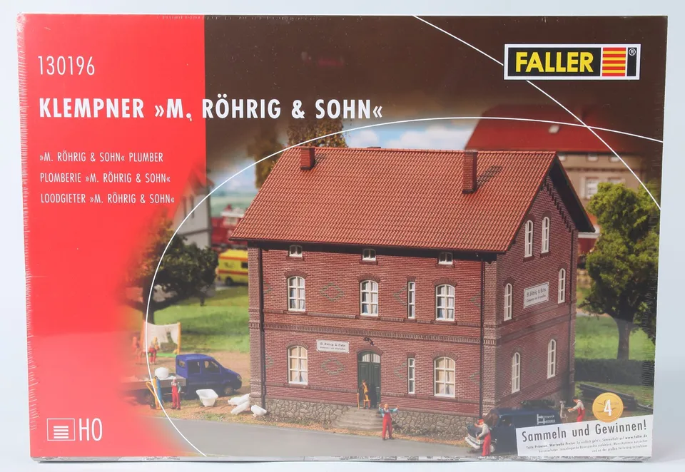 faller-130196-klempner-m-r-hrig-sohn-geb-ude-bausatz-h0 image 1