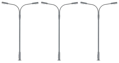 faller-180120-led-kofferleuchte-zweiarmig-kaltwei-3-st-ck-spur-h0 image 2