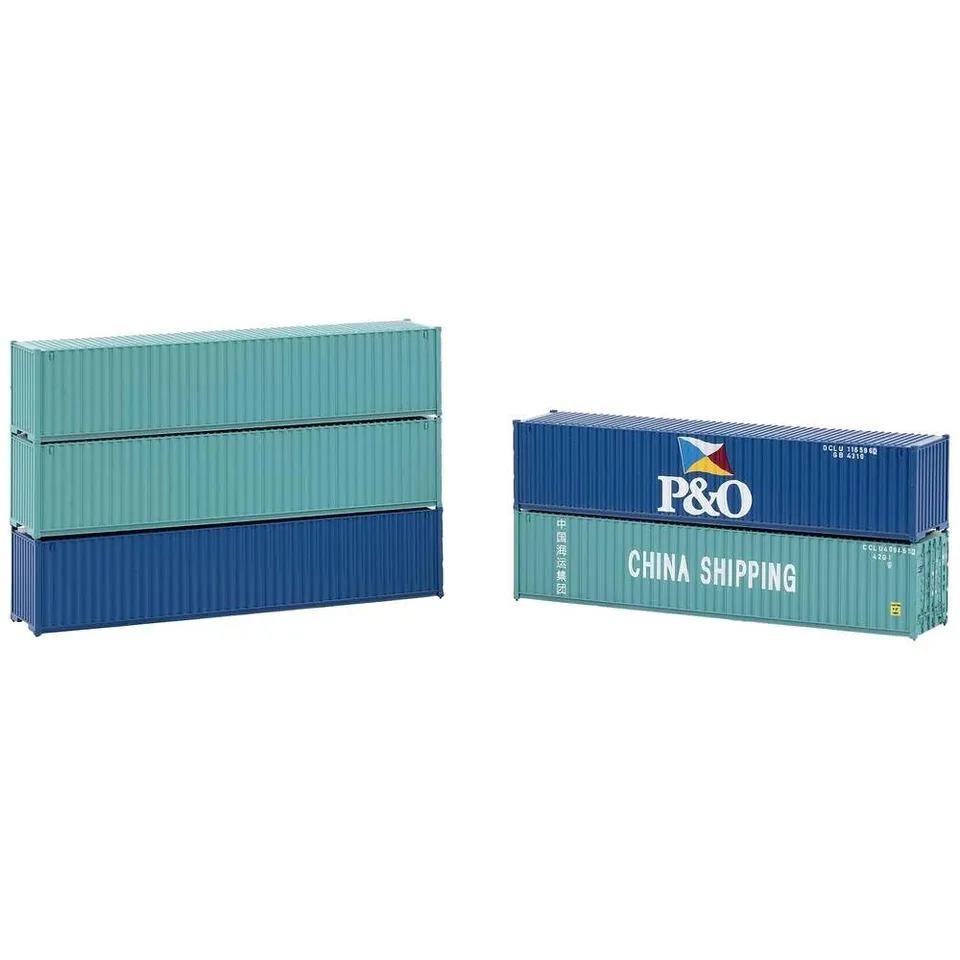 faller-182151-40-container-5er-set-china-shipping-p-o-spur-h0 image 1