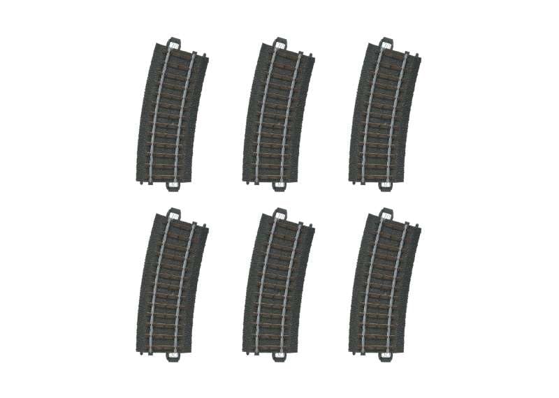 m-rklin-24115-h0-c-gleis-gebogen-r1-6er-set-15-grad image 7