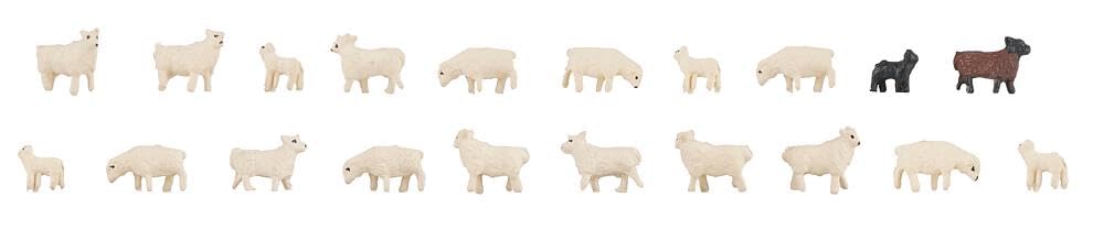 faller-20-hausschafe-landschaft-figuren-set image 1