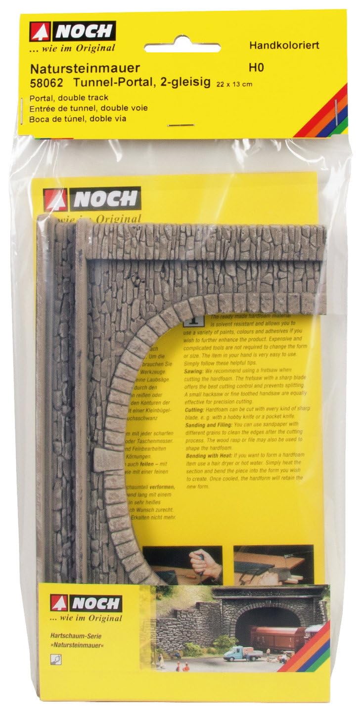 noch-58062-tunnel-portal-2-gleisig-h0-22x13-cm image 3