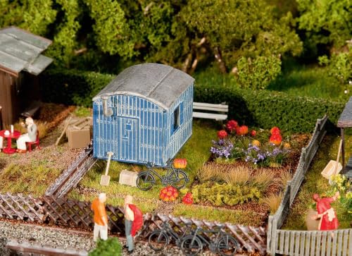 faller-180490-schrebergarten-mit-bauwagen-h0-bausatz image 7