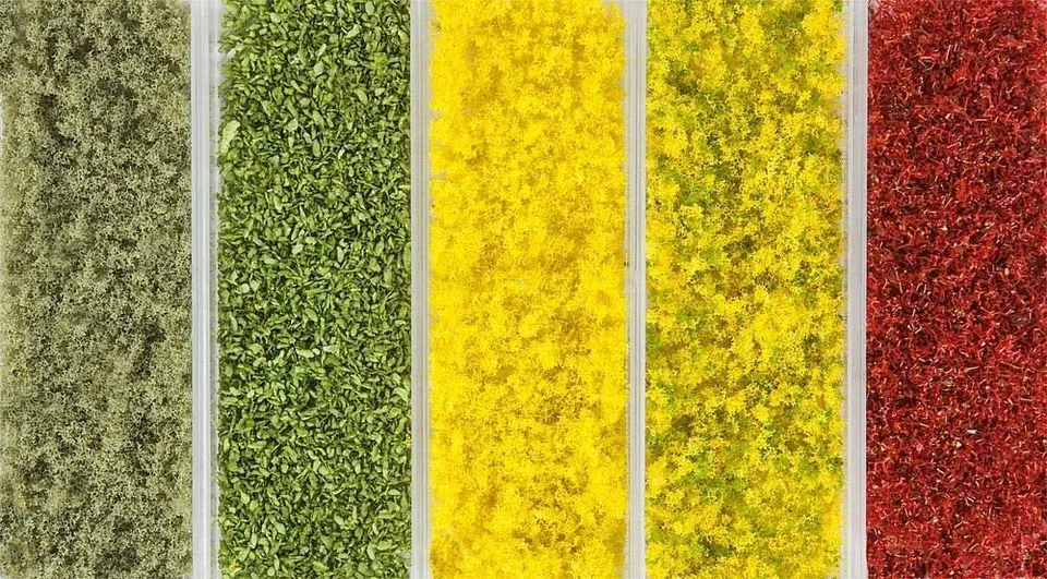 faller-belaubungsmaterial-sommer-mix-5-sorten-laub-h0 image 1
