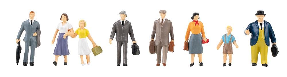 faller-reisende-figuren-set-h0-handbemalt image 1