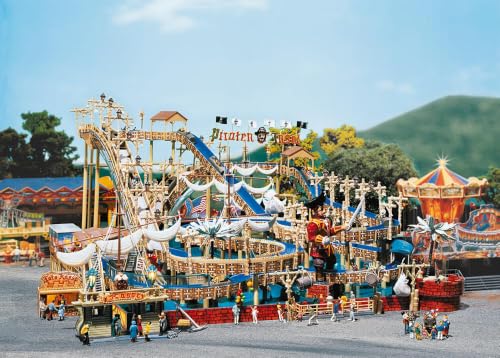faller-140430-wildwasserbahn-pirateninsel-karussell-modell image 3