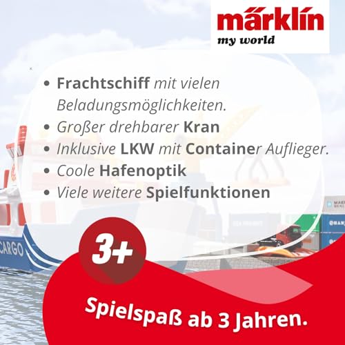 m-rklin-my-world-72223-frachtschiff-und-hafenkran-h0-spielset-ab-3-jahren image 8
