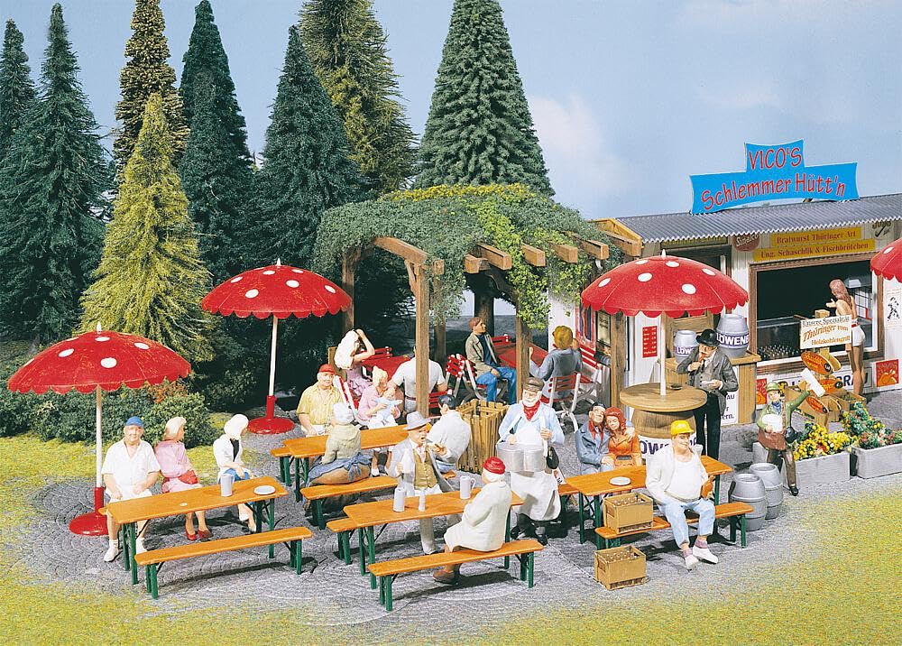 faller-pola-331765-biergarten-set-modellbausatz image 2