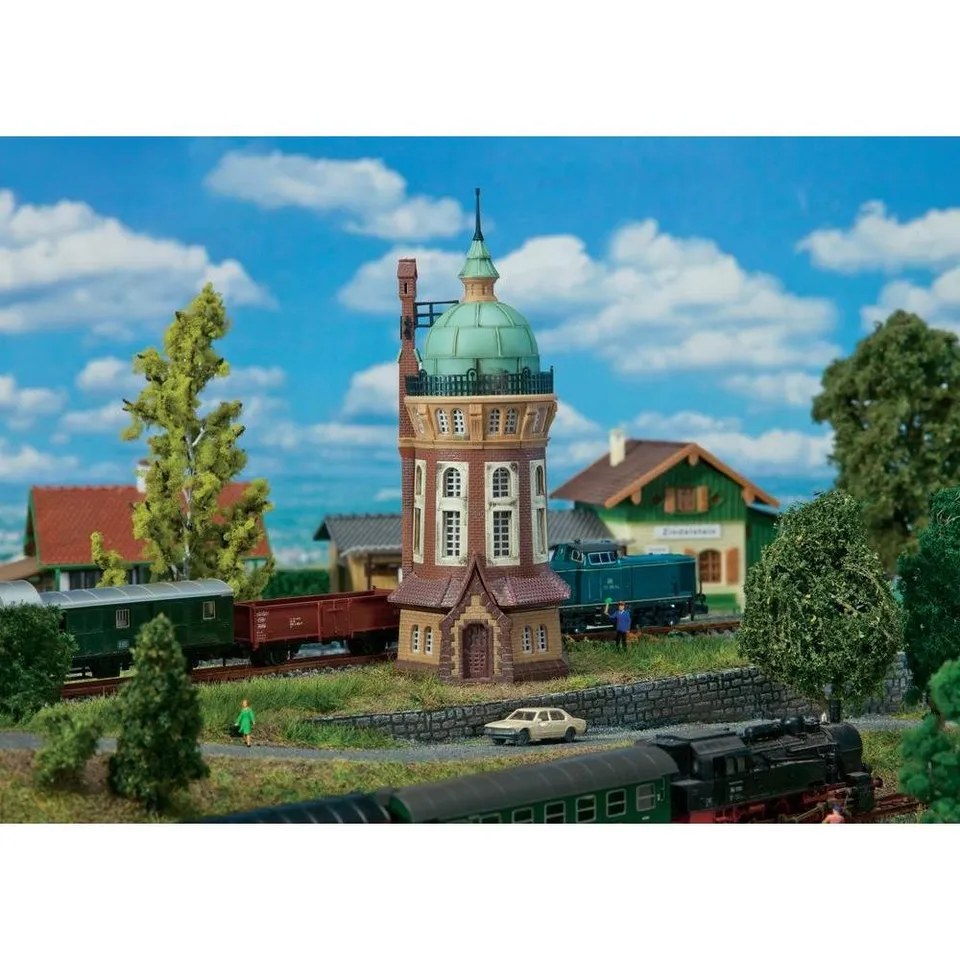 faller-222144-wasserturm-bielefeld-bausatz-spur-n-rot-patiniert image 1