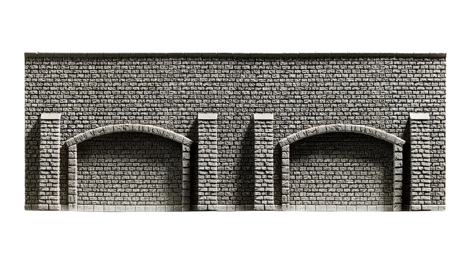 noch-arkadenmauer-steinmauer-profi-plus-66-8-x-12-5-cm-h0 image 1