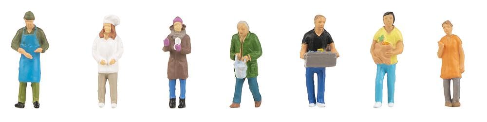 faller-h0-wochenmarkt-ii-figuren-set-bemalt image 2