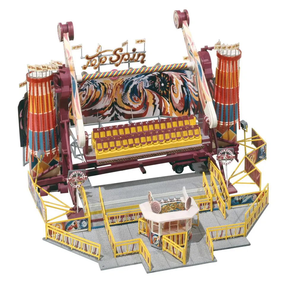 faller-karussell-top-spin-kirmes-bausatz-240x240x214-mm-h0 image 1