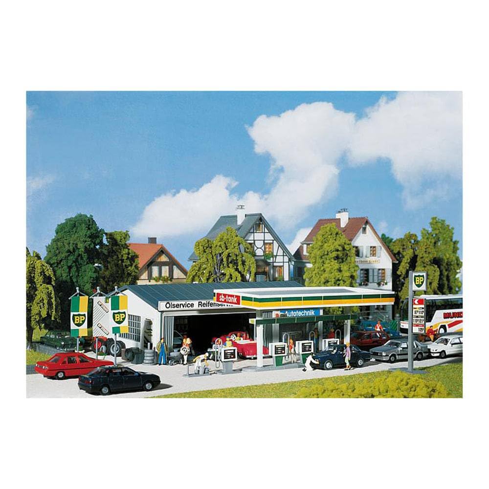 faller-130345-tankstelle-mit-servicegeb-ude-h0 image 2