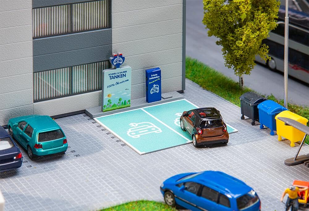 faller-ladestation-f-r-e-fahrzeuge-h0-epoche-vi-modell-ohne-funktion image 2