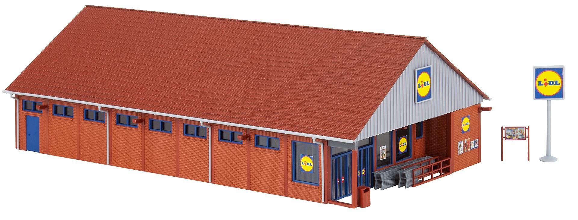 faller-lidl-markt-geb-ude-bausatz-h0-1-87-epoche-v image 2