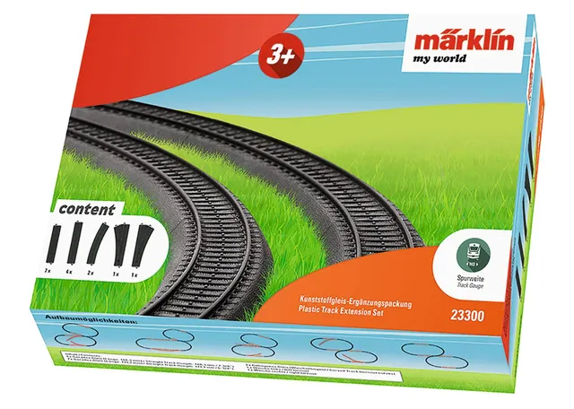 m-rklin-my-world-23300-kunststoffgleis-erg-nzungspackung-spur-h0 image 1