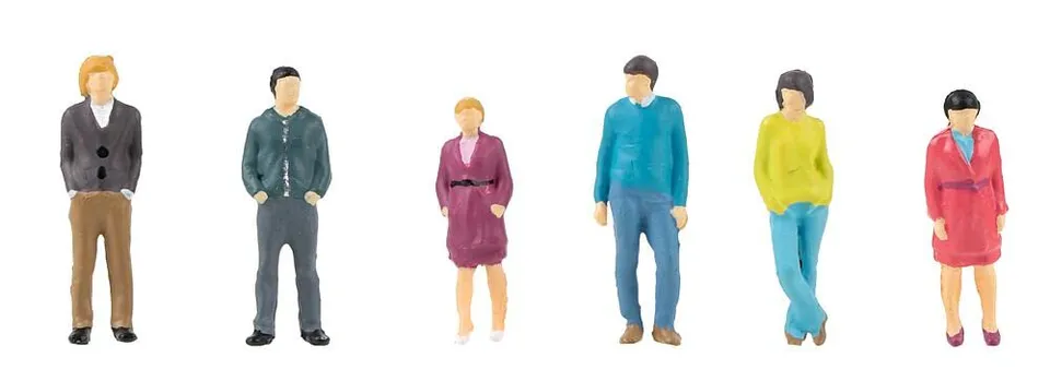 faller-fu-g-nger-figuren-set-h0 image 1