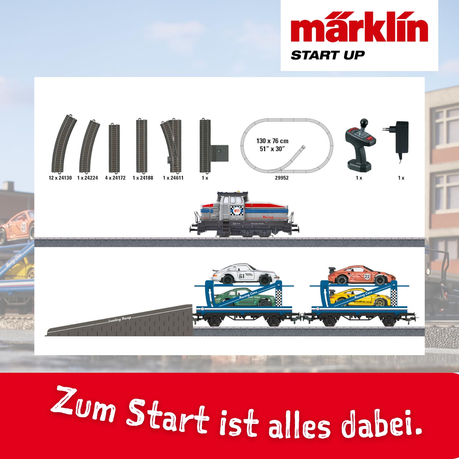 m-rklin-start-up-29952-autotransportzug-startpackung-spur-h0 image 7