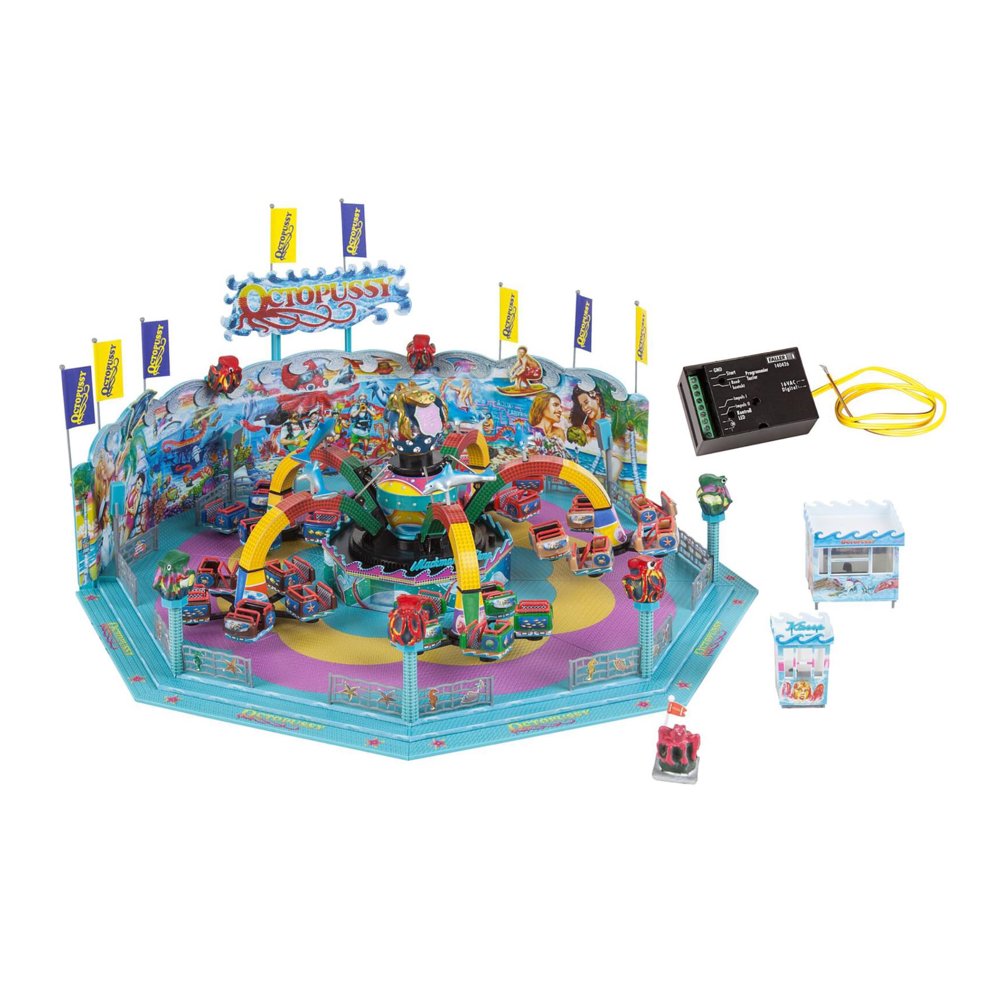 faller-140426-karussell-octopussy-spur-h0-kirmes-bausatz image 1