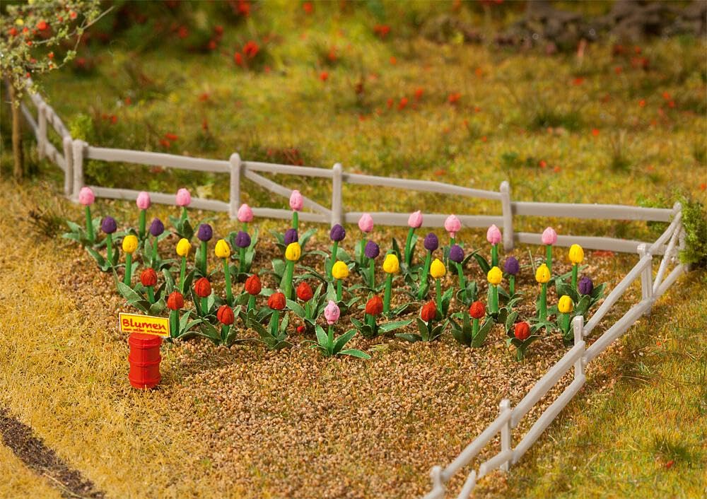 faller-180955-tulpen-landschafts-deko-set-modellbahn image 1