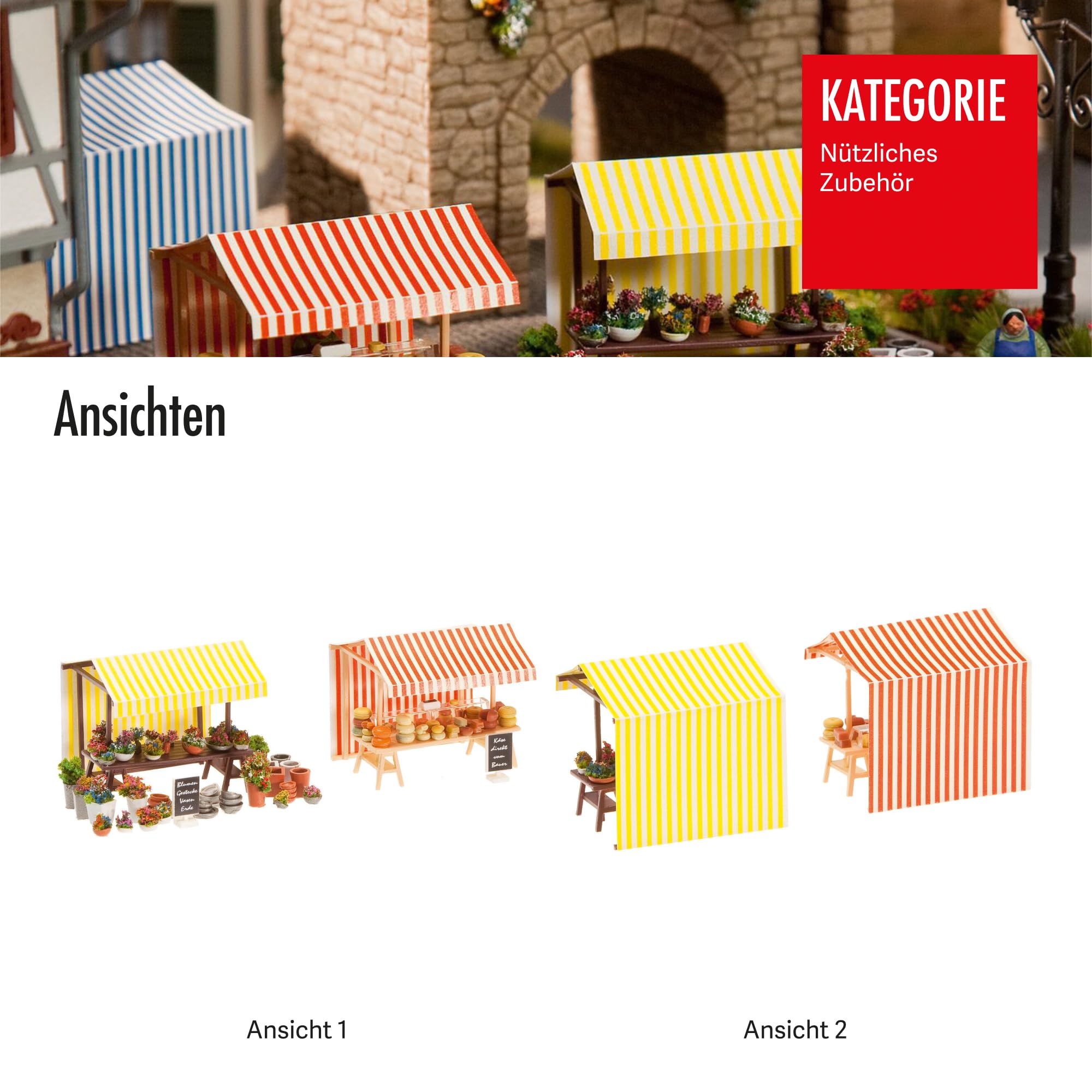 faller-180614-wochenmarkt-ii-blumen-und-k-sestand-bausatz-h0 image 5