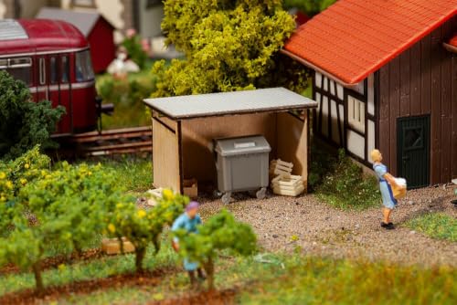 faller-m-lltonnenunterstand-mit-wertstoffbeh-lter-h0-epoche-v image 3