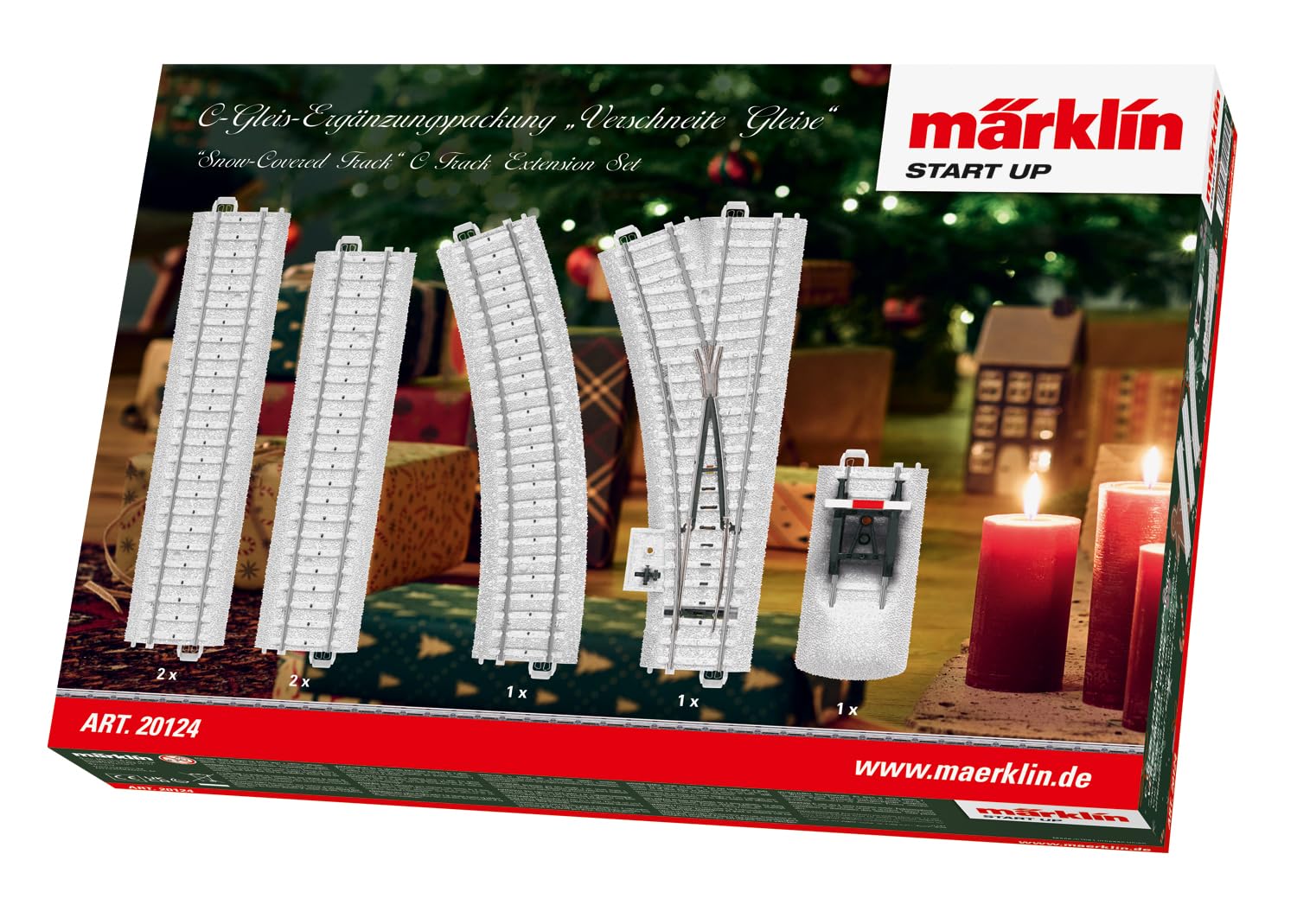m-rklin-start-up-20124-c-gleis-erg-nzungspackung-verschneite-gleise-h0 image 2