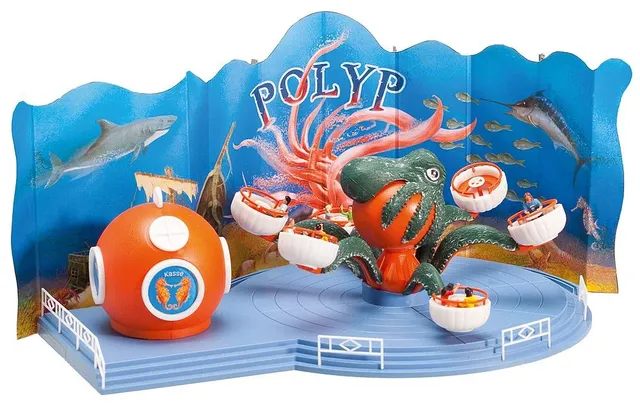 faller-140341-kirmes-set-mit-polyp-kirmesfahrgesch-ft-spur-h0 image 1