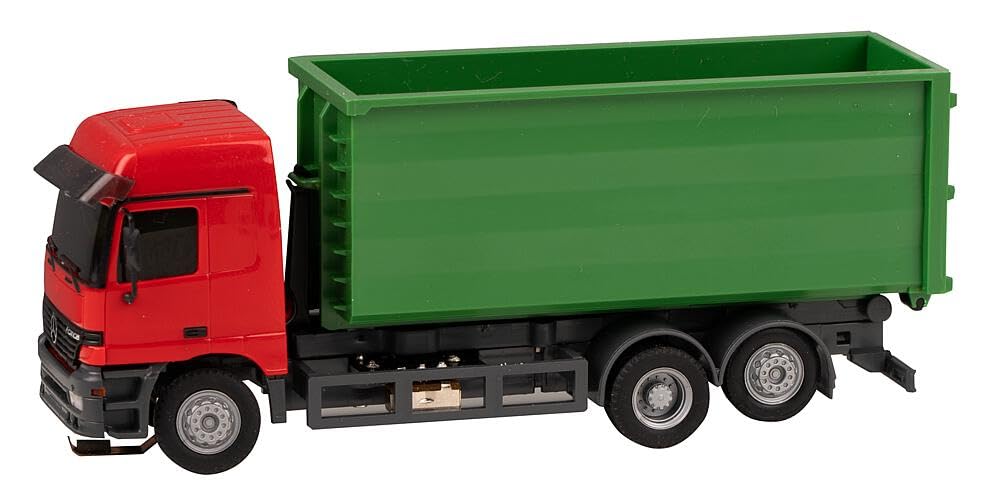 faller-lkw-mb-actros-lh-96-abrollcontainer-herpa-h0-car-system image 2