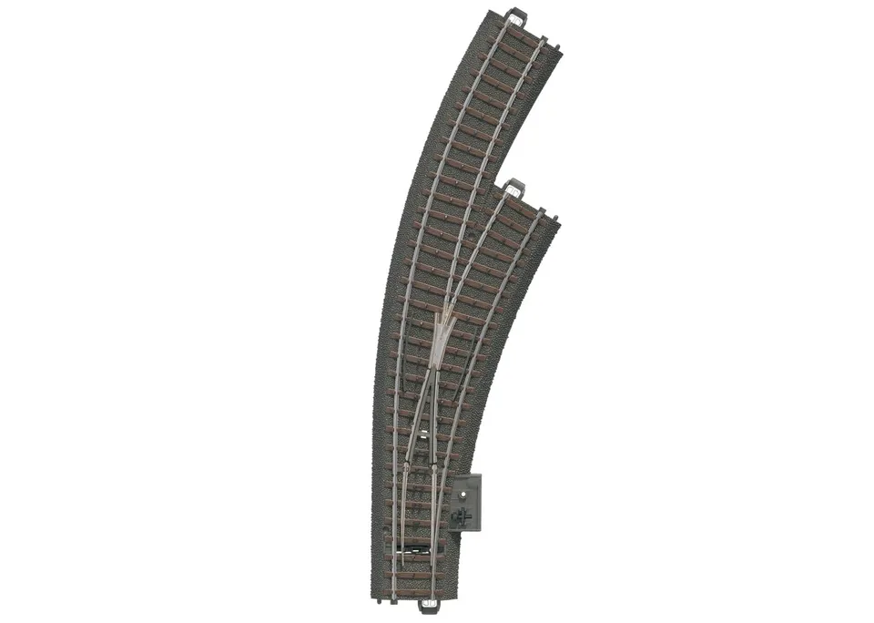 m-rklin-24672-c-gleis-bogenweiche-rechts-spur-h0 image 1