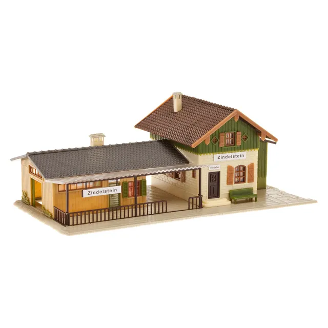 faller-kleinstation-zindelstein-h0-bausatz-202-x-102-x-75-mm-86-teile image 1