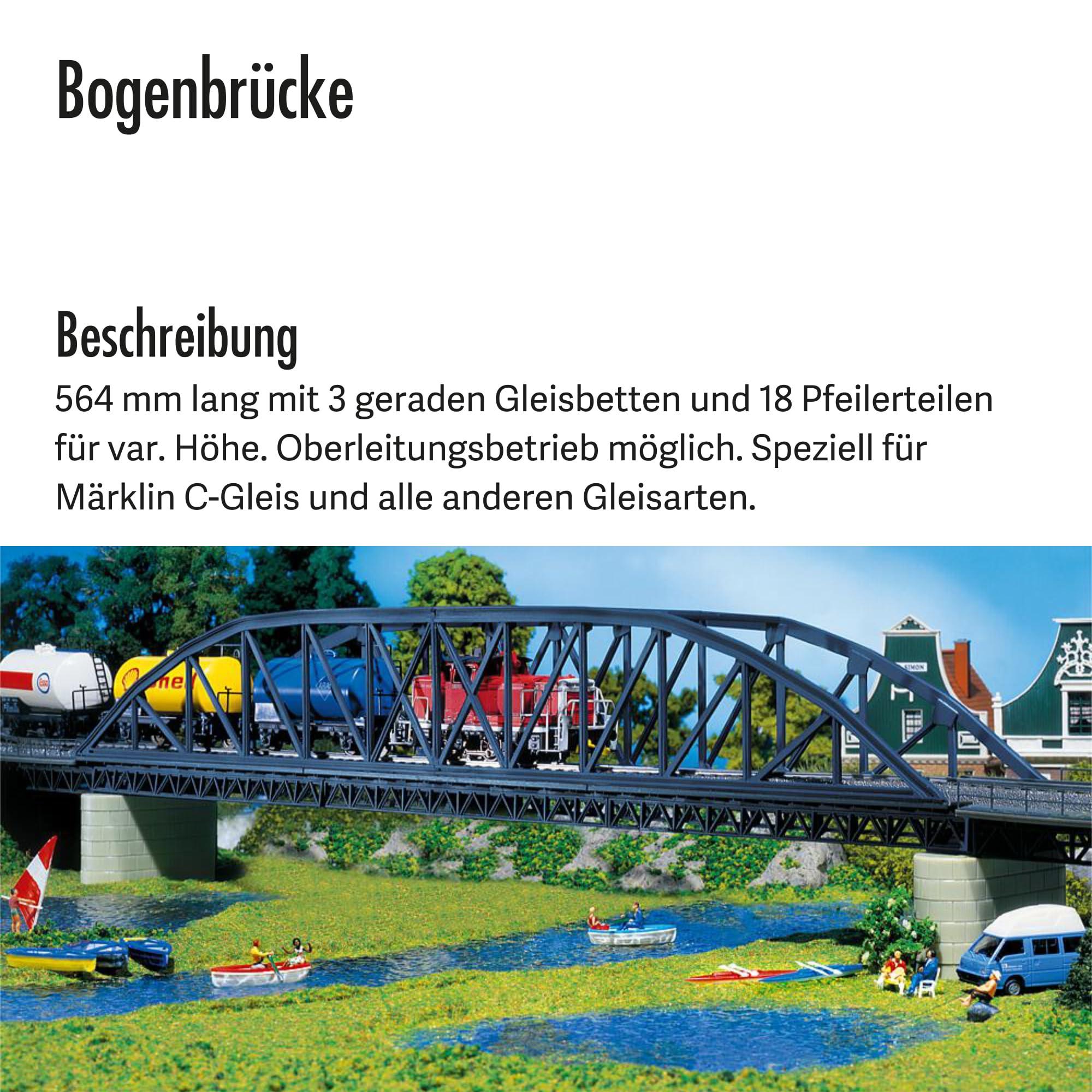 faller-bogenbr-cke-h0-modellbausatz-564-x-76-x-109-mm-51-teile image 3