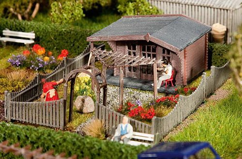 faller-180491-h0-schrebergarten-mit-gartenlaube-bausatz image 5