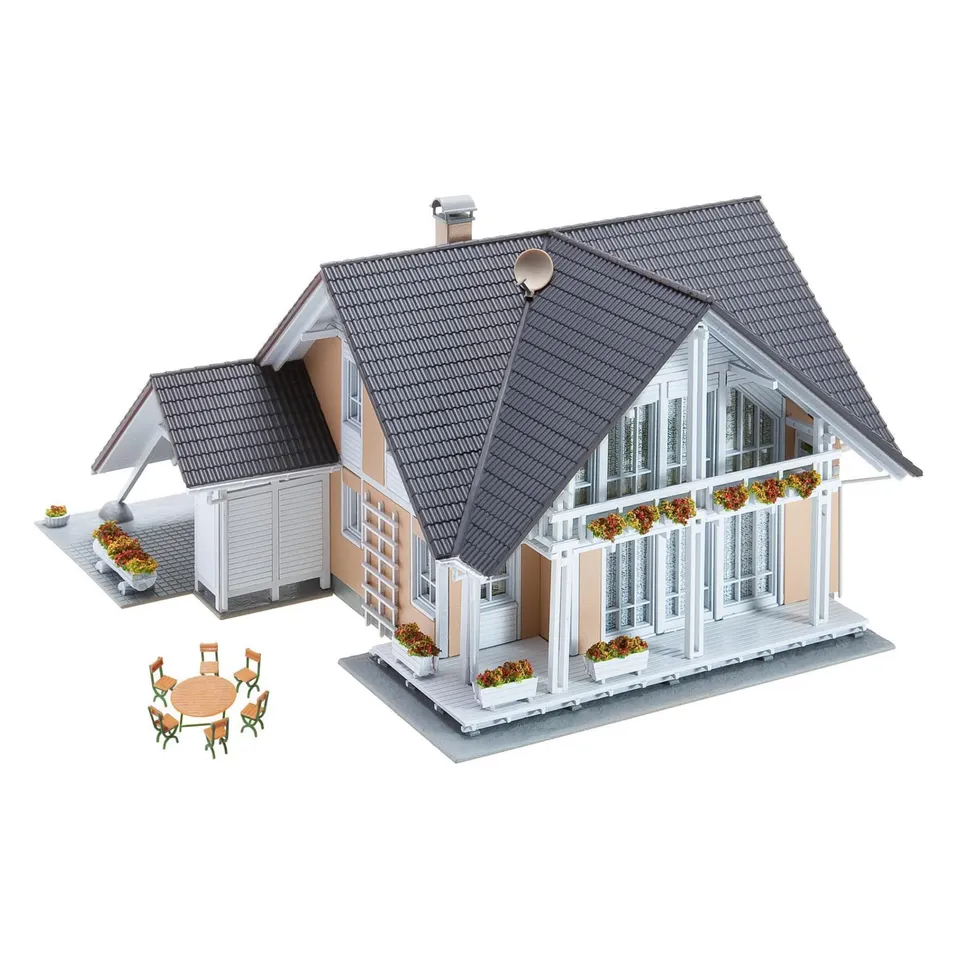 faller-haus-prestige-h0-einfamilienhaus-wintergarten-258-teile image 1