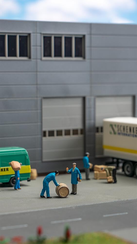 faller-speditionsarbeiter-figuren-set-mit-paketen image 2