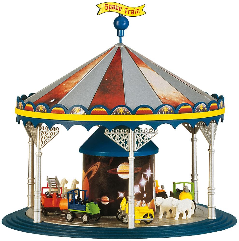 faller-140329-kinderkarussell-h0-kirmes-bausatz-mit-motor-12-16v image 2