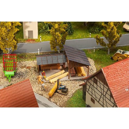 faller-180498-holzlagerschuppen-h0-bausatz image 5