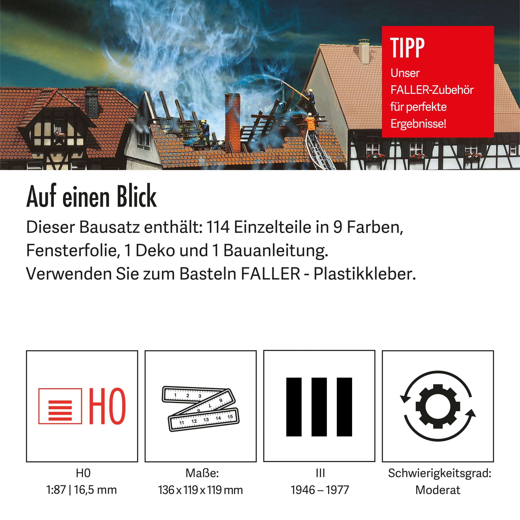 faller-brandruine-gasthaus-zur-sonne-bausatz-h0-136x119mm image 4