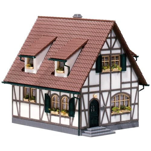 faller-h0-einfamilien-fachwerkhaus-modellbausatz-89-teile image 7