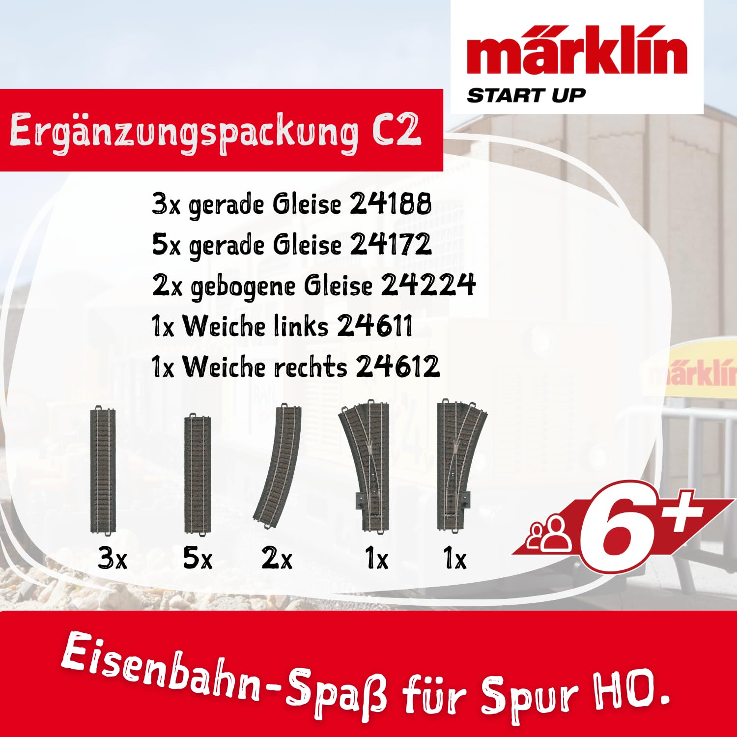 m-rklin-start-up-24902-c-gleis-erg-nzungspackung-c2-spur-h0 image 3