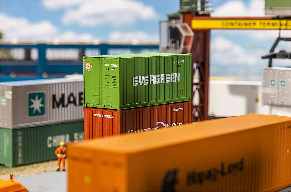 faller-180821-container-evergreen-20-h0-fertigmodell image 1