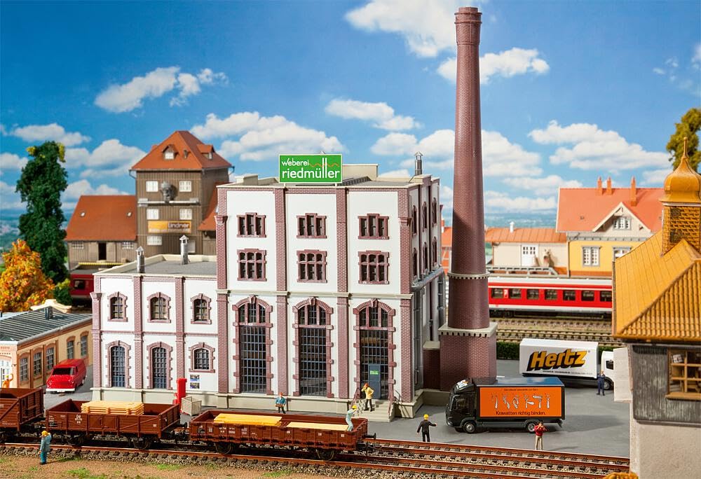 faller-130187-weberei-riedm-ller-fabrik-bausatz-spur-h0 image 2